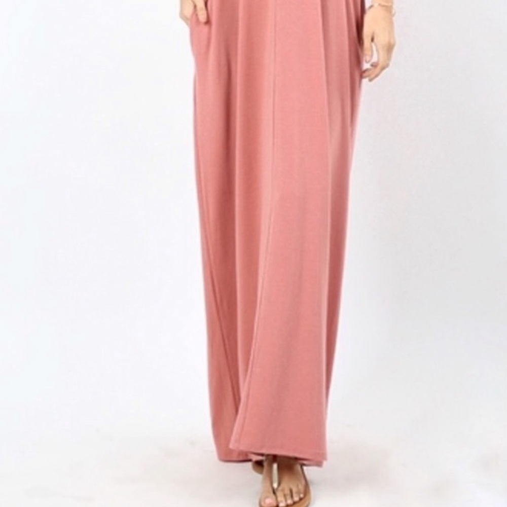 Rose pink Maxi with pockets - Picture 4 of 6
